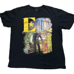 Elton John Farewell Yellow Brick Road Tour 2018 Shirt Size XL